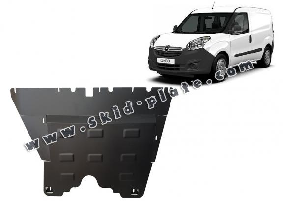 Steel skid plate for Opel Combo