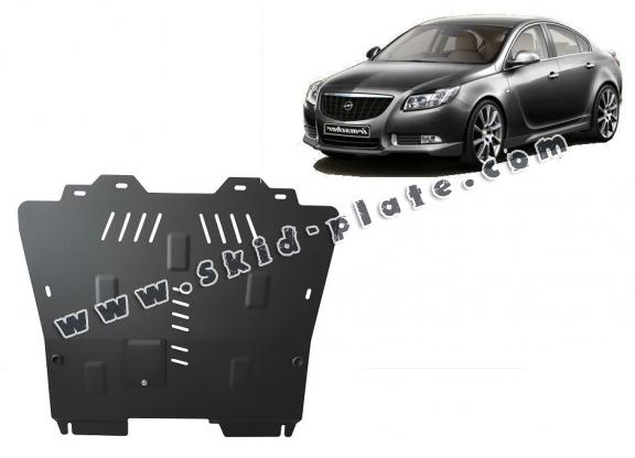 Steel skid plate for Opel Insignia