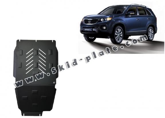 Steel gearbox and differential skid plate for  Kia Sorento