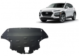 Steel skid plate for Hyundai Kona