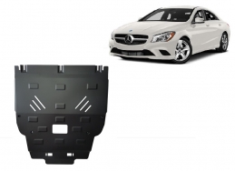 Steel skid plate for Mercedes CLA X117