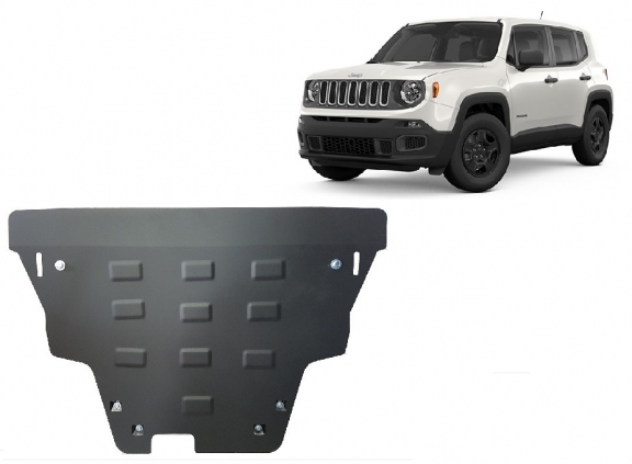 Steel skid plate for Jeep Renegade