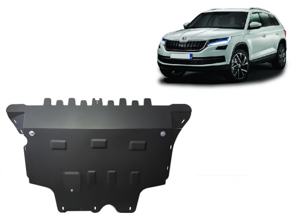 Steel skid plate for Skoda Kodiaq