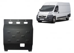 Steel skid plate for Peugeot Boxer