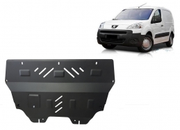 Steel skid plate for Peugeot Partner