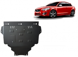 Steel skid plate for Volvo C30