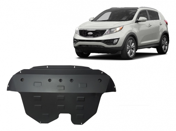 Steel skid plate for Kia Sportage
