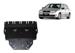 Steel skid plate for Skoda Fabia Diesel