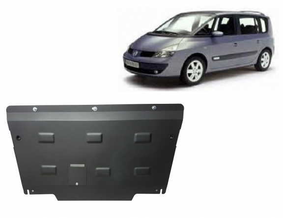 Steel skid plate for Renault Espace 4
