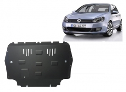Steel skid plate for VW Golf 6