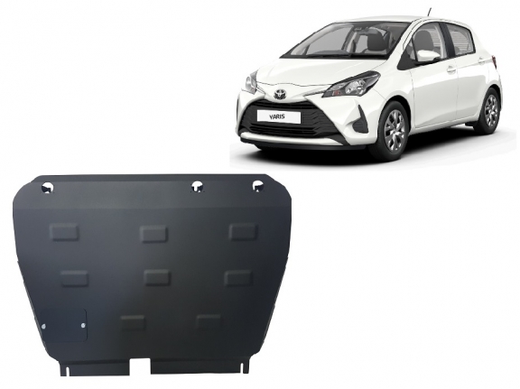 Steel skid plate for Toyota Yaris XP150