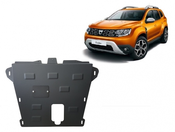 Steel skid plate for Dacia Duster