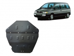 Steel skid plate for the protection of the engine and the gearbox for Lancia Zeta