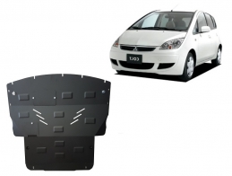 Steel skid plate for Mitsubishi Colt