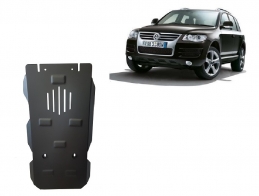 Steel manual gearbox skid plate for VW Touareg 7L