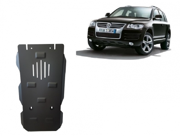 Steel manual gearbox skid plate for VW Touareg 7L