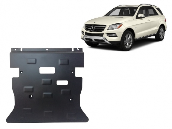 Steel skid plate for Mercedes ML W166