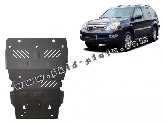 Steel gearbox skid plate for Lexus GX
