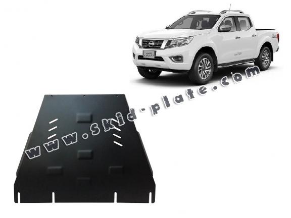 Steel gearbox skid plate for Nissan Navara NP300