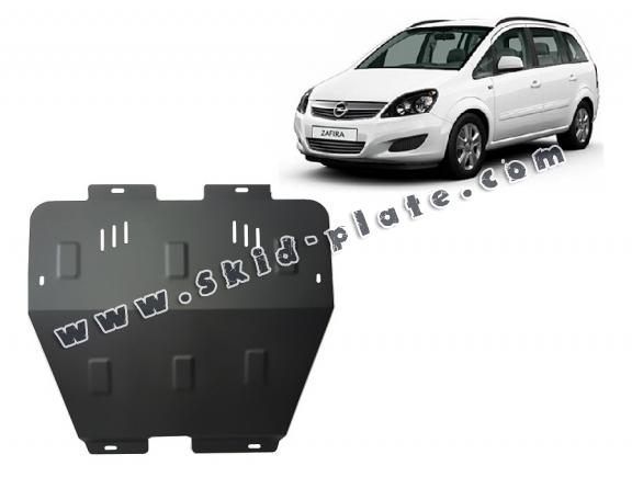 Steel skid plate for Opel Zafira B