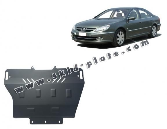 Steel skid plate for Peugeot 607
