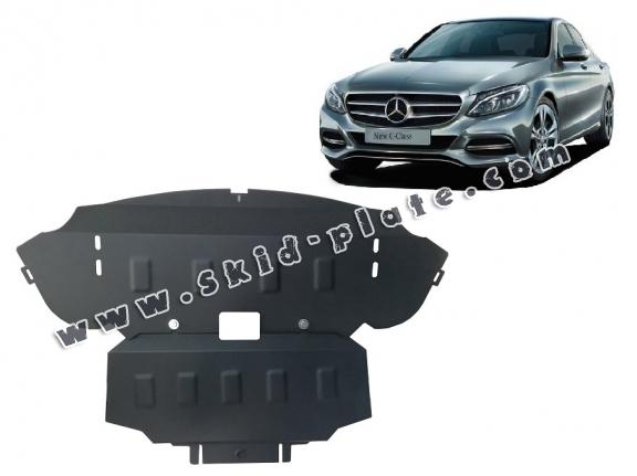 Steel skid plate for Mercedes C-Class W205