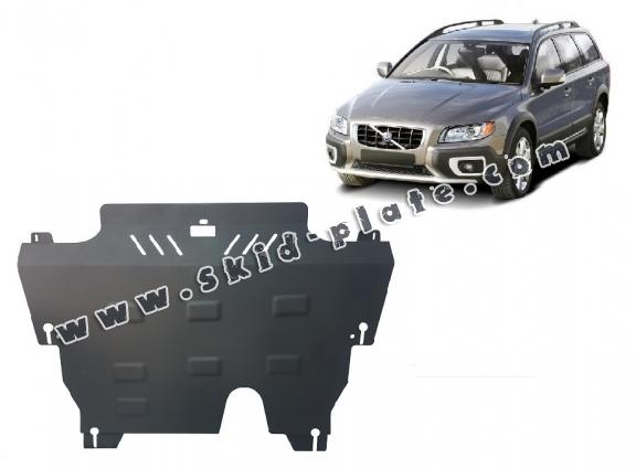 Steel skid plate for the protection of the engine and the gearbox for Volvo XC70