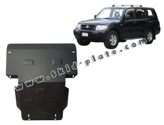 Steel skid plate for the protection of the engine and the radiator for Mitsubishi Pajero Sport 1