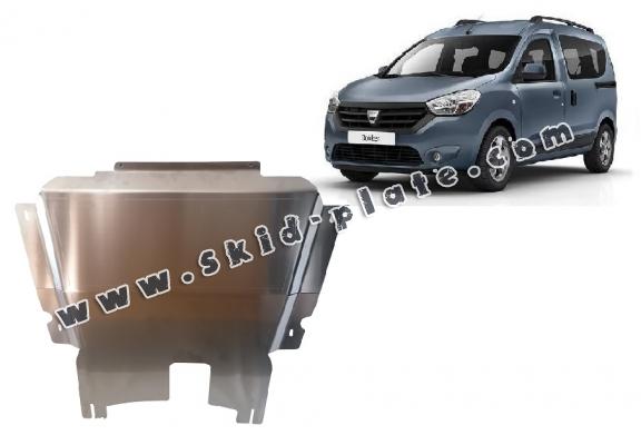 Aluminum skid plate for DACIA DOKKER