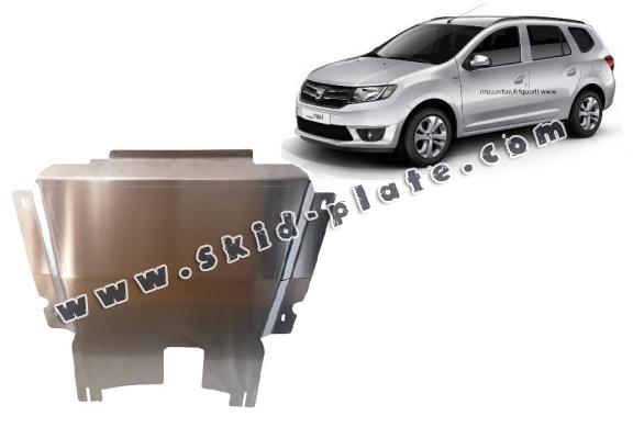 Aluminum skid plate for DACIA LOGAN MCV