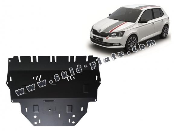 Steel skid plate for Skoda Fabia 3 Diesel