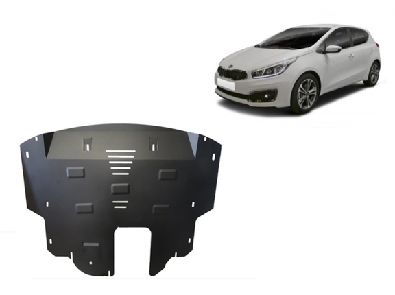 Steel skid plate for Kia Ceed 