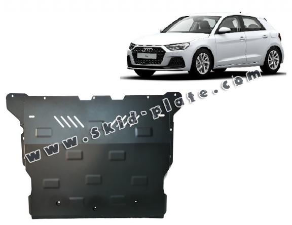 Steel skid plate for Audi A1