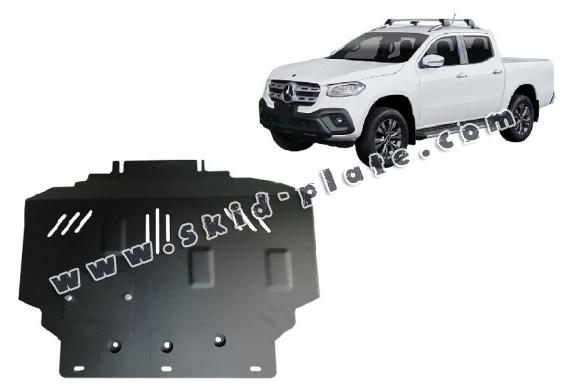 Steel skid plate for Mercedes X-Class W470