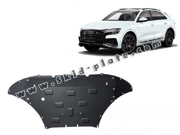 Steel skid plate for Audi Q8
