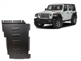 Steel gearbox skid plate for Jeep Wrangler - JL