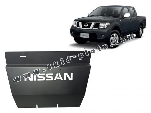 Steel radiator skid plate for Nissan Navara D40