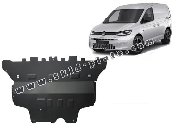 Steel skid plate for VW Caddy