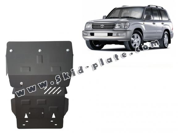 Steel skid plate for Toyota Land Cruiser J100