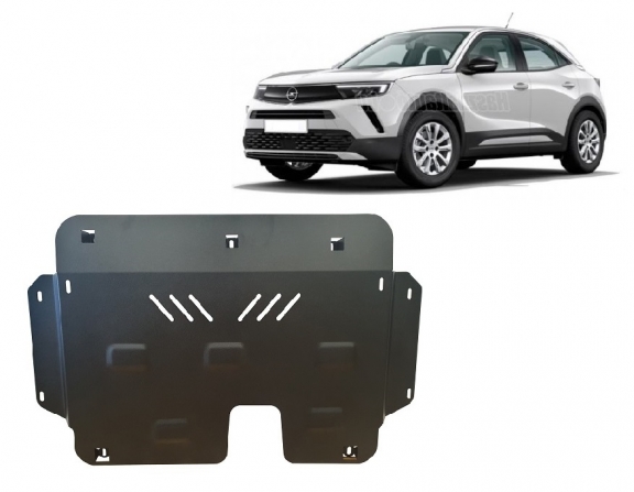 Steel skid plate for Opel Mokka B