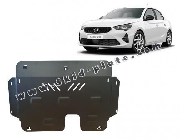 Steel skid plate for Opel Corsa F
