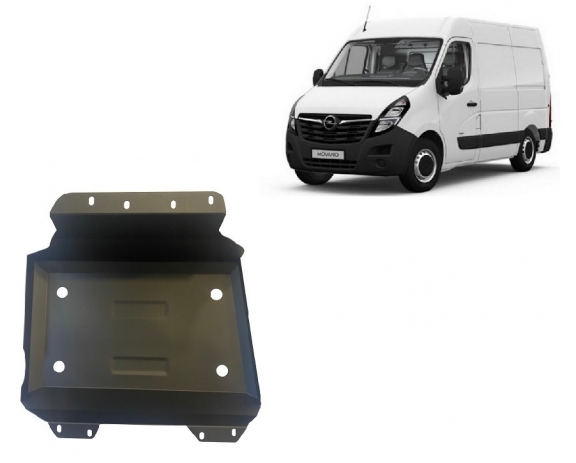 Steel fuel tank skid plate  for Opel Movano C 