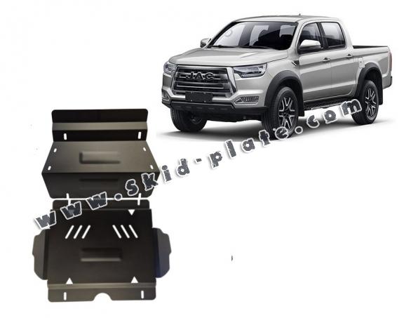 Steel skid plate for Jac T8