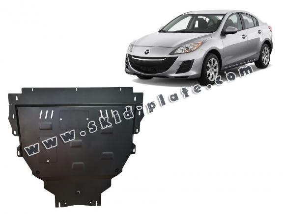 Steel skid plate for Mazda 3