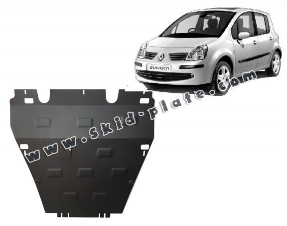 Steel skid plate for Renault Modus