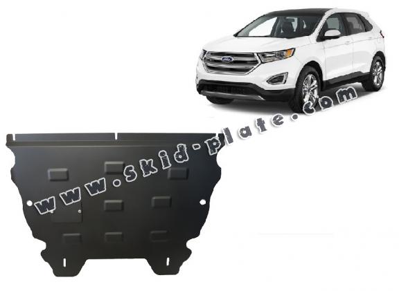 Steel skid plate for the protection of the engine and the gearbox for Ford Edge