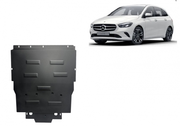 Steel skid plate for Mercedes B-Class W247
