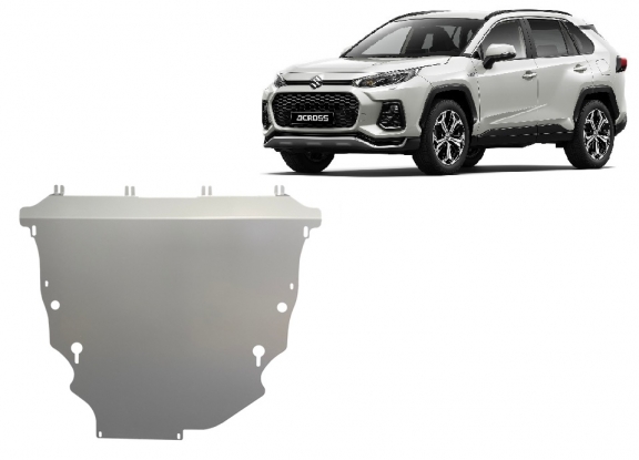 Aluminum skid plate for Suzuki Across