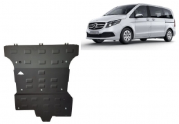 Steel skid plate for Mercedes V-Class W447, 2.2 D, 4x4