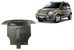 Steel skid plate for Fiat Panda 4x4